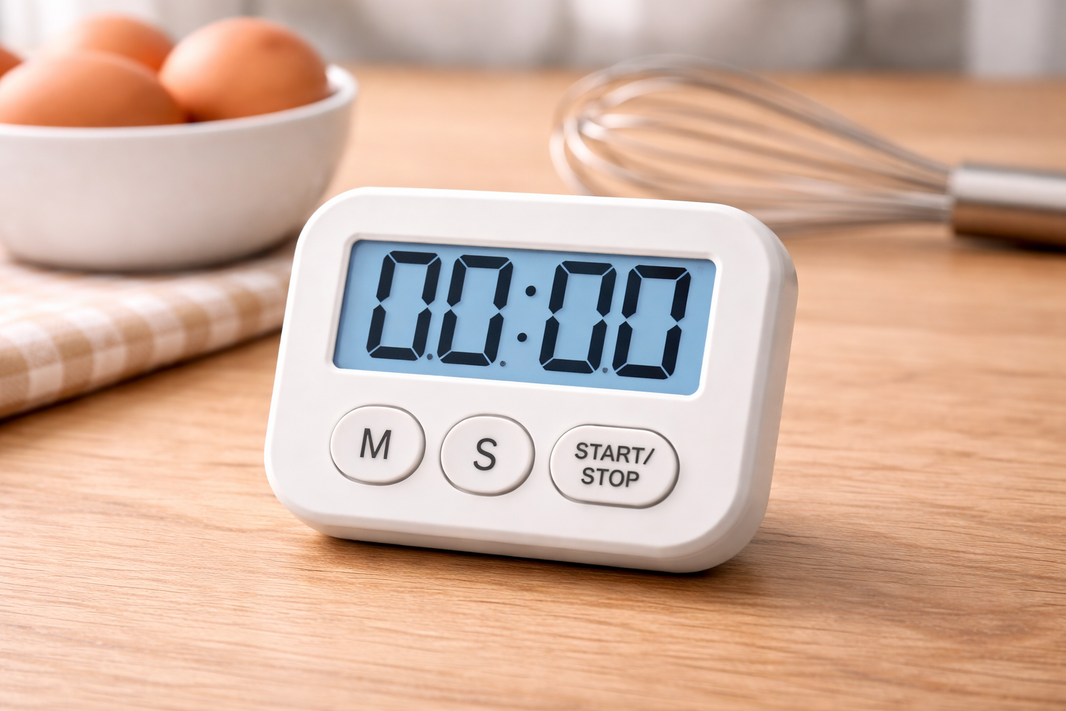 Minuteur de cuisine digital simple avec écran lisible