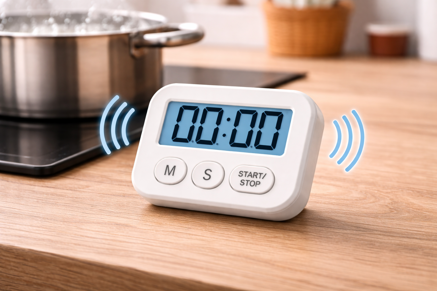 Minuteur de cuisine digital avec alarme sonore puissante